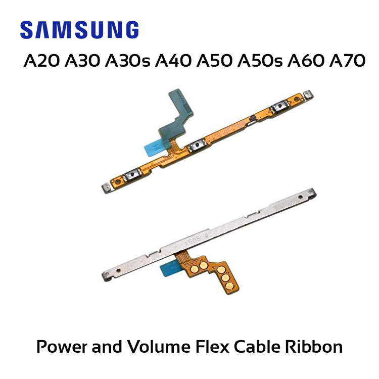 Samsung Galaxy A20 A30 A30s A40 A50 A50s A60 A70 Power and Volume Button Flex Cable Ribbon Replacement Repair Replacement Parts Price in Bangladesh - Mobile.com.bd