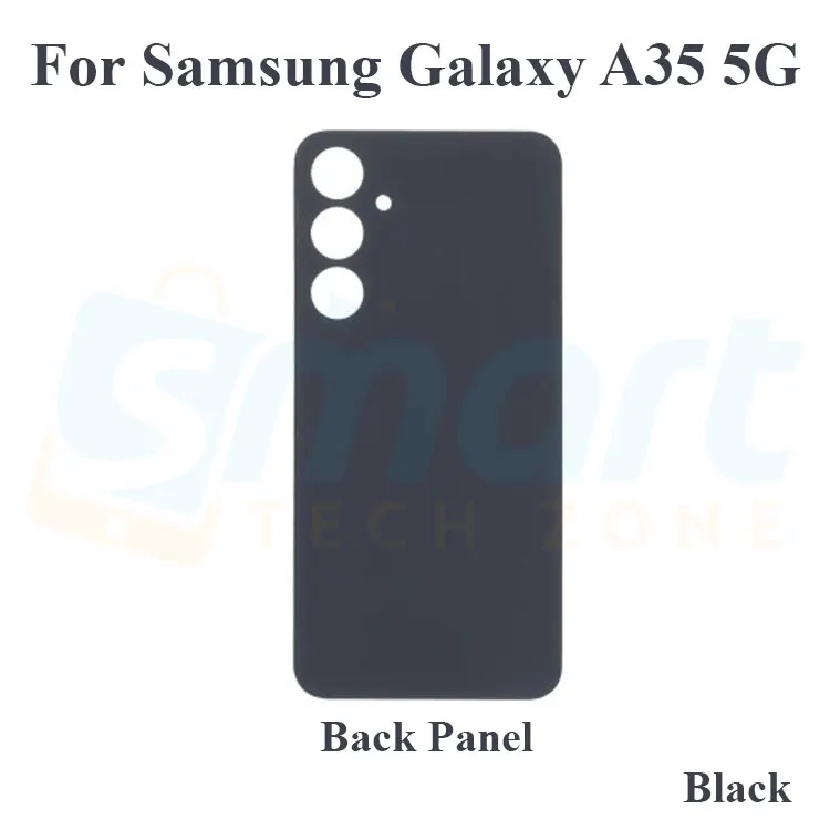 Samsung For Samsung Galaxy A35 5G Back Panel Housing With/Without Camera Glass Back shell Replacement Spare Parts-Black Replacement Parts Price in Bangladesh - Mobile.com.bd