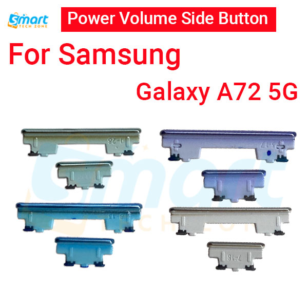 Samsung Compatible with Samsung Galaxy A72 5G External Side Buttons Power On Off + Volume Control Button Outside Side Keys Replacement Parts Price in Bangladesh - Mobile.com.bd