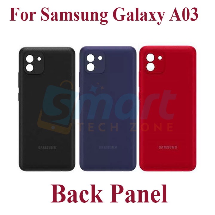 Samsung Galaxy A03 Back Panel/Backshell/Back Housing Including Without Camera Glass Replacement Parts Price in Bangladesh - Mobile.com.bd