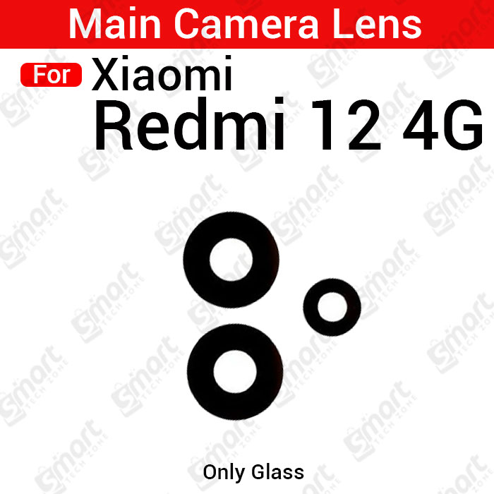 Xiaomi Camera Glass Lens for Xiaomi Redmi 12 4G (Not Camera Glass Protector) Replacement Parts Price in Bangladesh - Mobile.com.bd