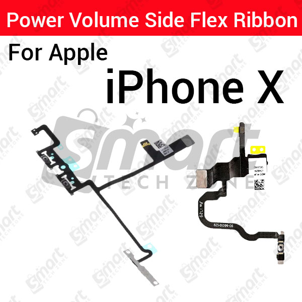 Iphone Apple iPhone X Power on / off Switch Button Side Volume Up Down Buttons Flex Cable Replacement Parts Price in Bangladesh - Mobile.com.bd