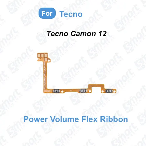 Tecno Power Button Volume Switch On Off Key Flex Cable For Tecno Camon 12 (CC7S) Side Volume Up Down Buttons Flex Cable Replacement Parts Flex Cables Price in Bangladesh - Mobile.com.bd