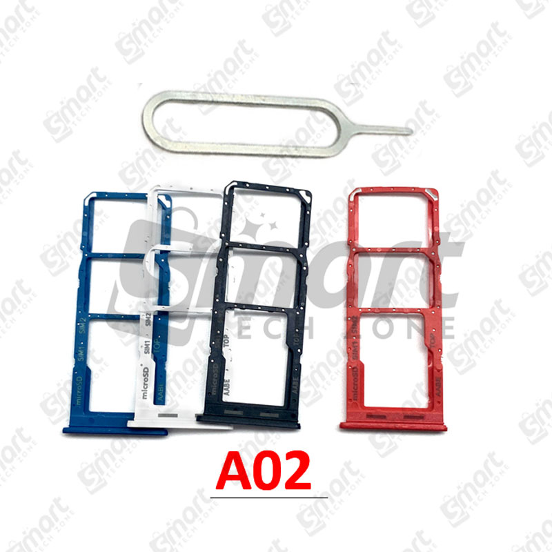Samsung Sim Slot Card Tray For Samsung Galaxy A02 With Sim Ejector Pin Replacement Parts Price in Bangladesh - Mobile.com.bd