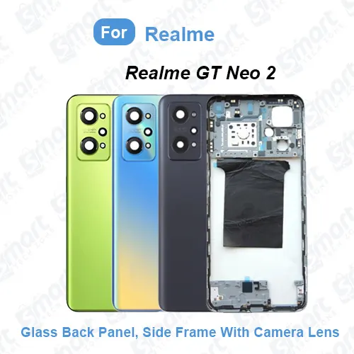 Realme For Realme GT Neo2 (RMX3370) Full Body Housing (Side Frame + Back Panel With Camera Glass) Replacement Spare Part, Premium Quality, Perfect Fit, Easy Installation Replacement Parts Price in Bangladesh - Mobile.com.bd