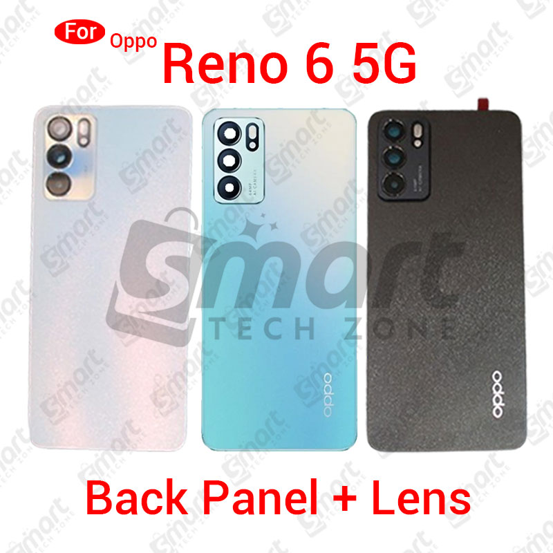OPPO For Oppo Reno 6 5G Back Panel/Backshell/ Casing With Logo-All Colors Available Replacement Parts Price in Bangladesh - Mobile.com.bd