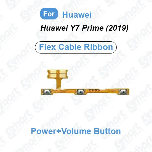 Switch Power ON OFF Key Volume Button Ribbon Flex Cable For Huawei Y7 Prime (2019) - Price in Bangladesh