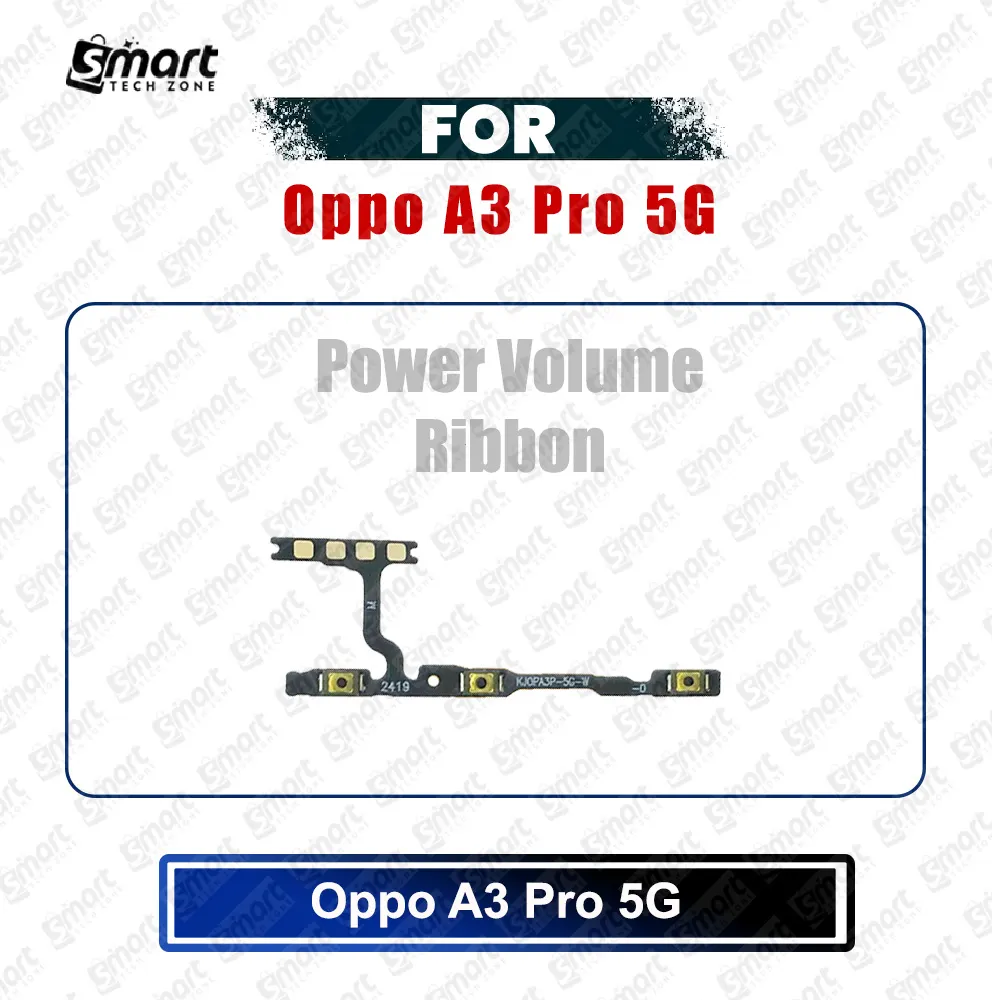 Oppo A3 Pro 5G Power on / off Switch Button Side Volume Up Down Buttons Flex Cable Replacement Parts Price in Bangladesh - Mobile.com.bd