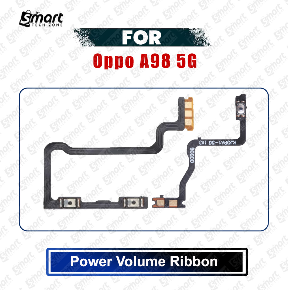 Oppo A98 (CPH2529) Power on / off Switch Button Side Volume Up Down Buttons Flex Cable Replacement Parts Price in Bangladesh - Mobile.com.bd