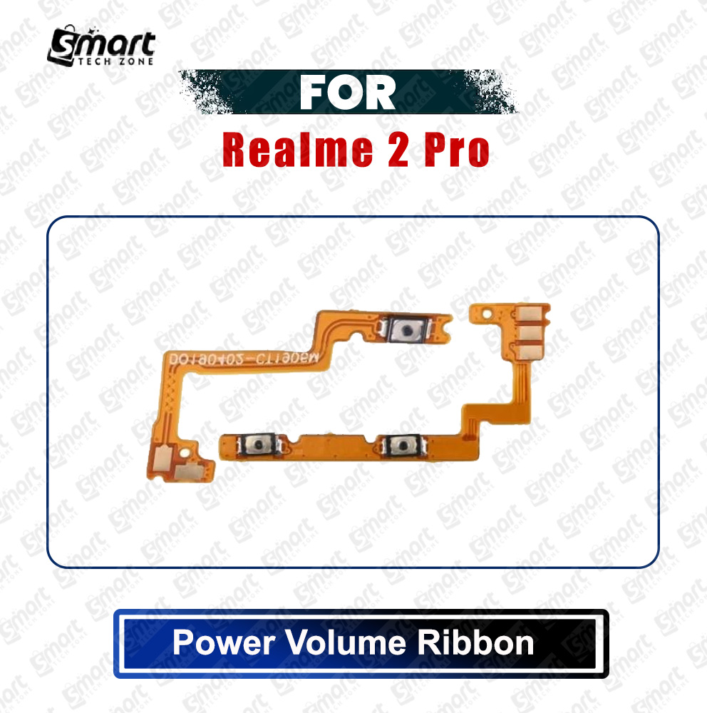 Realme 2 Pro (RMX1801, RMX1807, RMX1803) Power on / off Switch Button Side Volume Up Down Buttons Flex Cable Replacement Parts Price in Bangladesh - Mobile.com.bd