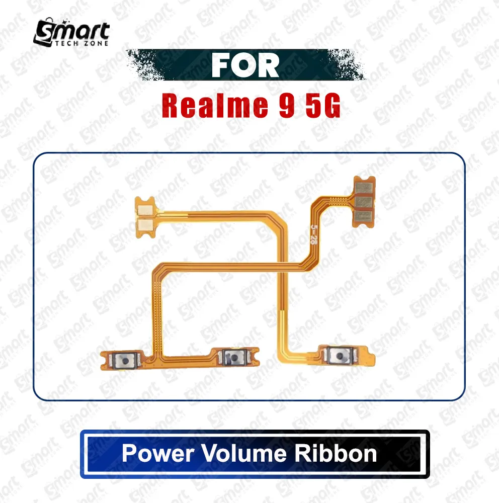 Realme 9 5G (RMX3474) Power On/Off Switch Button Side Volume Up Down Buttons Flex Cable Replacement Parts Price in Bangladesh - Mobile.com.bd