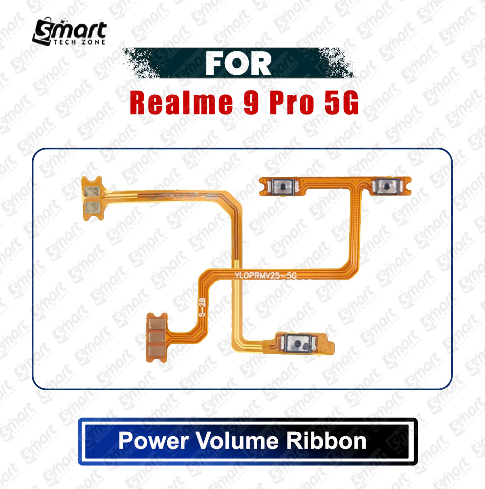 Realme 9 Pro 5G (RMX3471, RMX3472) Power On/Off Switch Button Side Volume Up Down Buttons Flex Cable Replacement Parts Price in Bangladesh - Mobile.com.bd