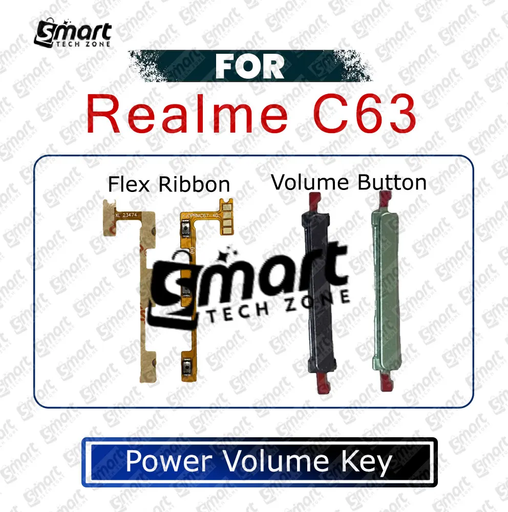 Realme C63 Power Button + Volume Button Outside Key | Side Key Flex Cable Ribbon Replacement Replacement Parts Price in Bangladesh - Mobile.com.bd