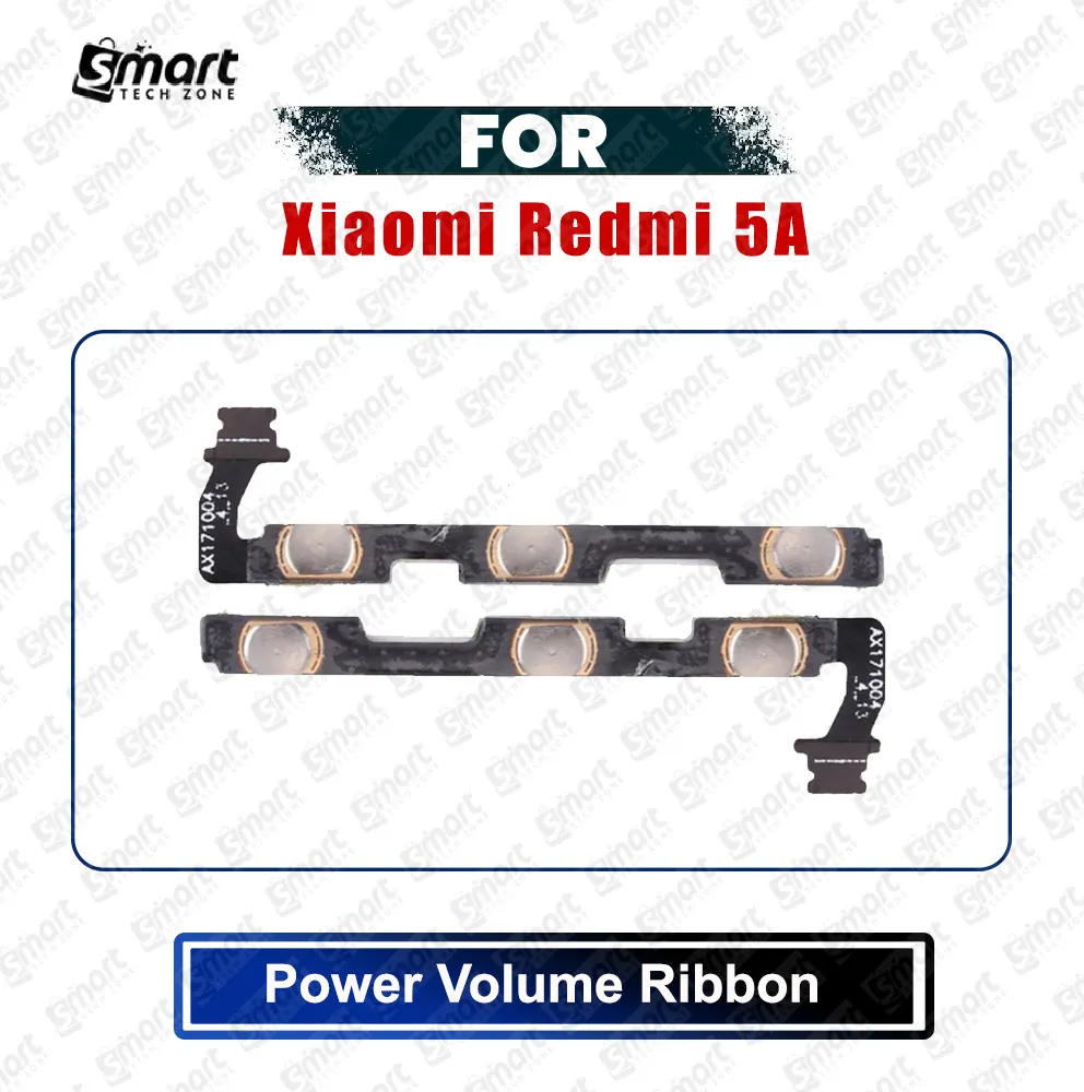Xiaomi Redmi 5A (MCG3B, MCI3B) Power On/Off Switch Button Side Volume Up Down Buttons Flex Cable Replacement Parts Price in Bangladesh - Mobile.com.bd