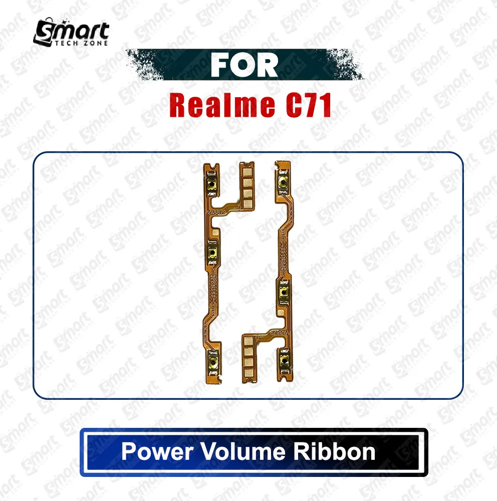 Realme C71 (RMX5303) Power On/Off Switch Button Side Volume Up Down Buttons Flex Cable Replacement Parts Price in Bangladesh - Mobile.com.bd