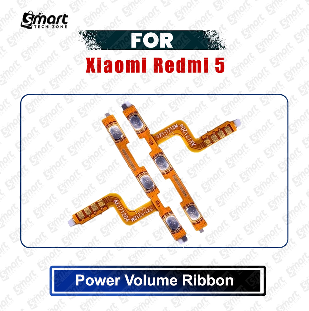 Xiaomi Redmi 5 (MDG1, MDI1) Power On/Off Switch Button Side Volume Up Down Buttons Flex Cable Replacement Parts Price in Bangladesh - Mobile.com.bd