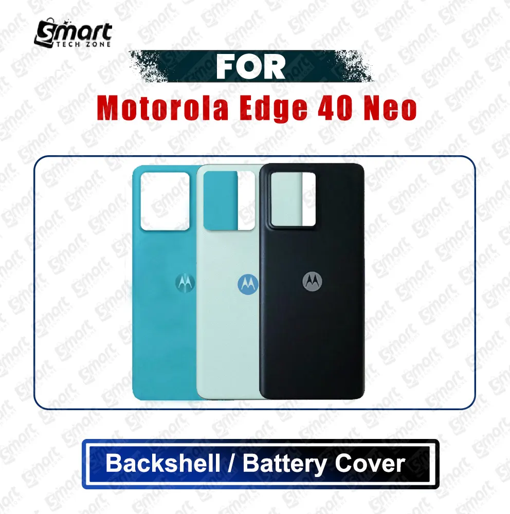 Motorola Edge 40 Neo (XT2307-1) Back Panel/Backshell/Battery Cover Casing With Logo Without Camera Glass -All Colors Available Replacement Parts Back Panels & Housings Price in Bangladesh - Mobile.com.bd