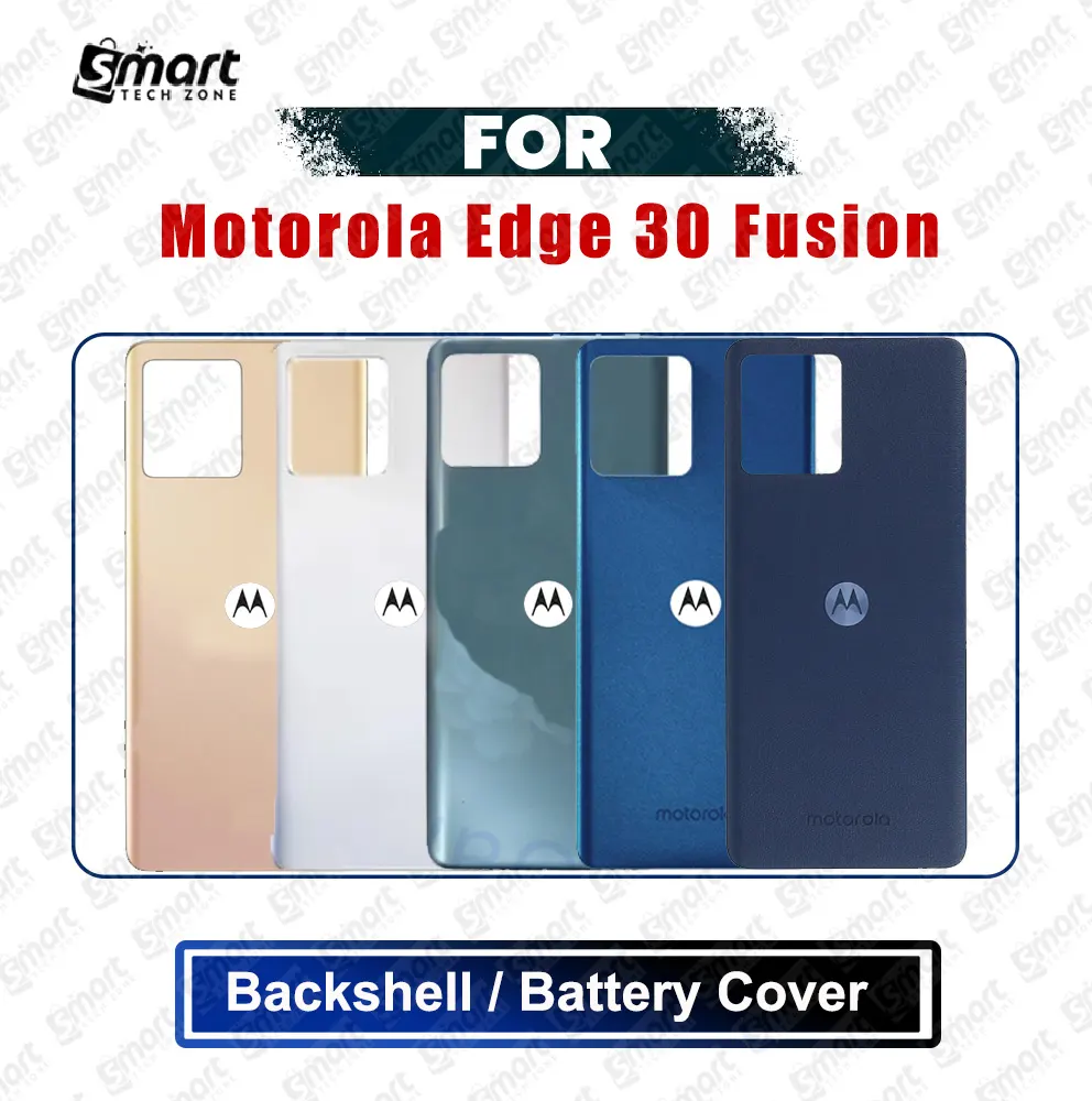 Motorola Edge 30 Fusion (XT2243-1) Back Panel/Backshell/Battery Cover Casing With Logo Without Camera Glass -All Colors Available Replacement Parts Back Panels & Housings Price in Bangladesh - Mobile.com.bd