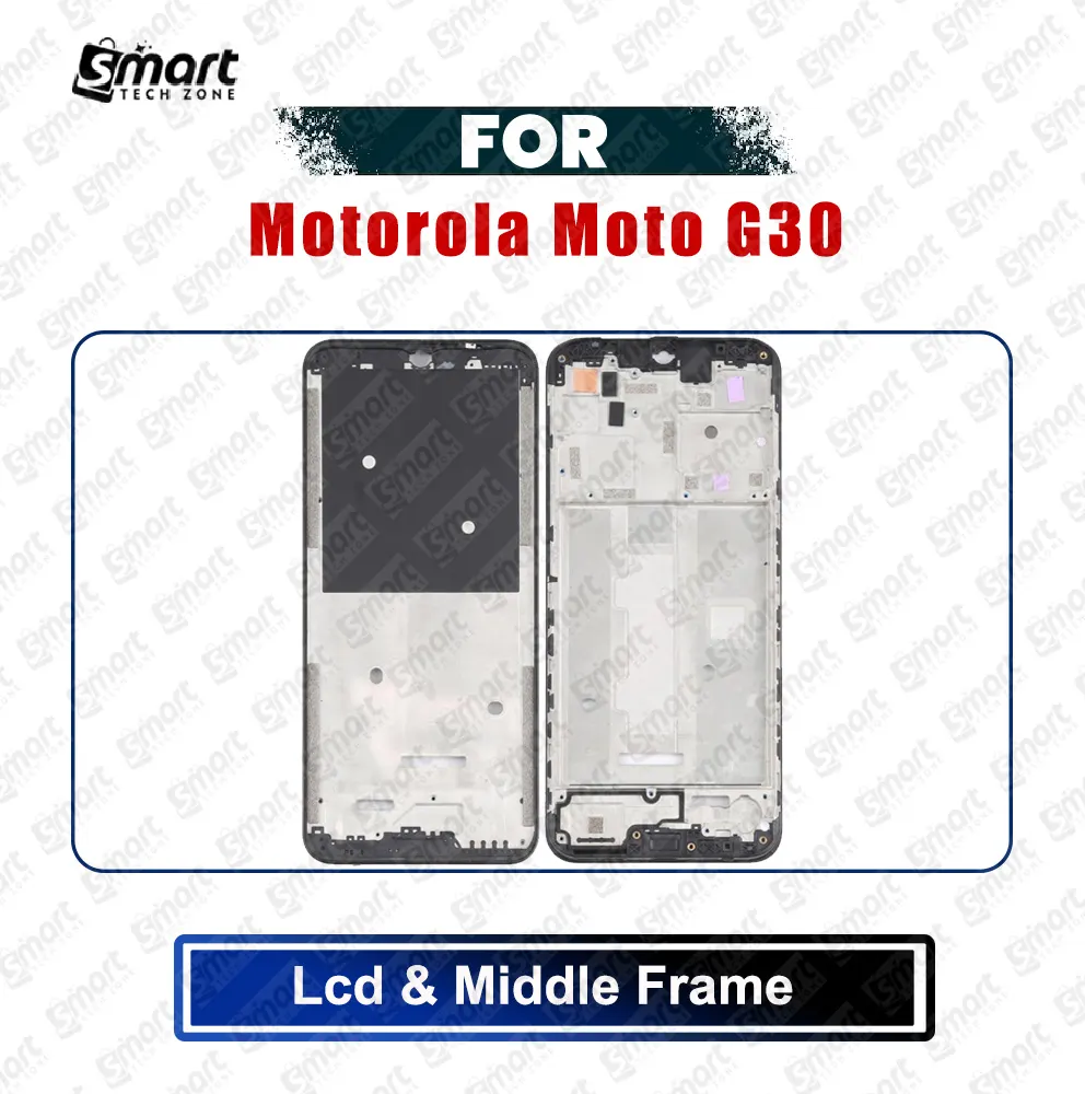 Motorola Moto G30 (XT2129-1, XT2129-2, PAML0000IN) Front LCD Frame Middle Chassis Housing Replacement Parts Price in Bangladesh - Mobile.com.bd