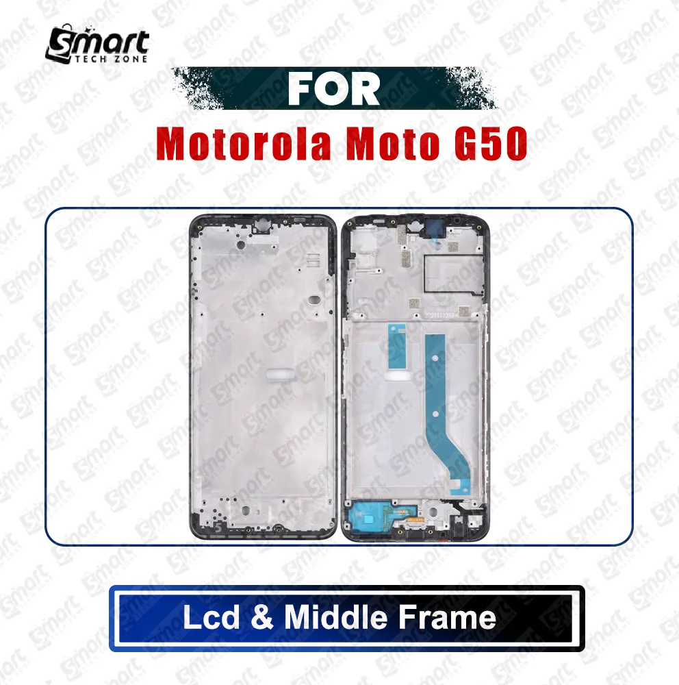 Motorola Moto G50 (XT2137-1, XT2137-2) Front LCD Frame Middle Chassis Housing Replacement Parts Price in Bangladesh - Mobile.com.bd
