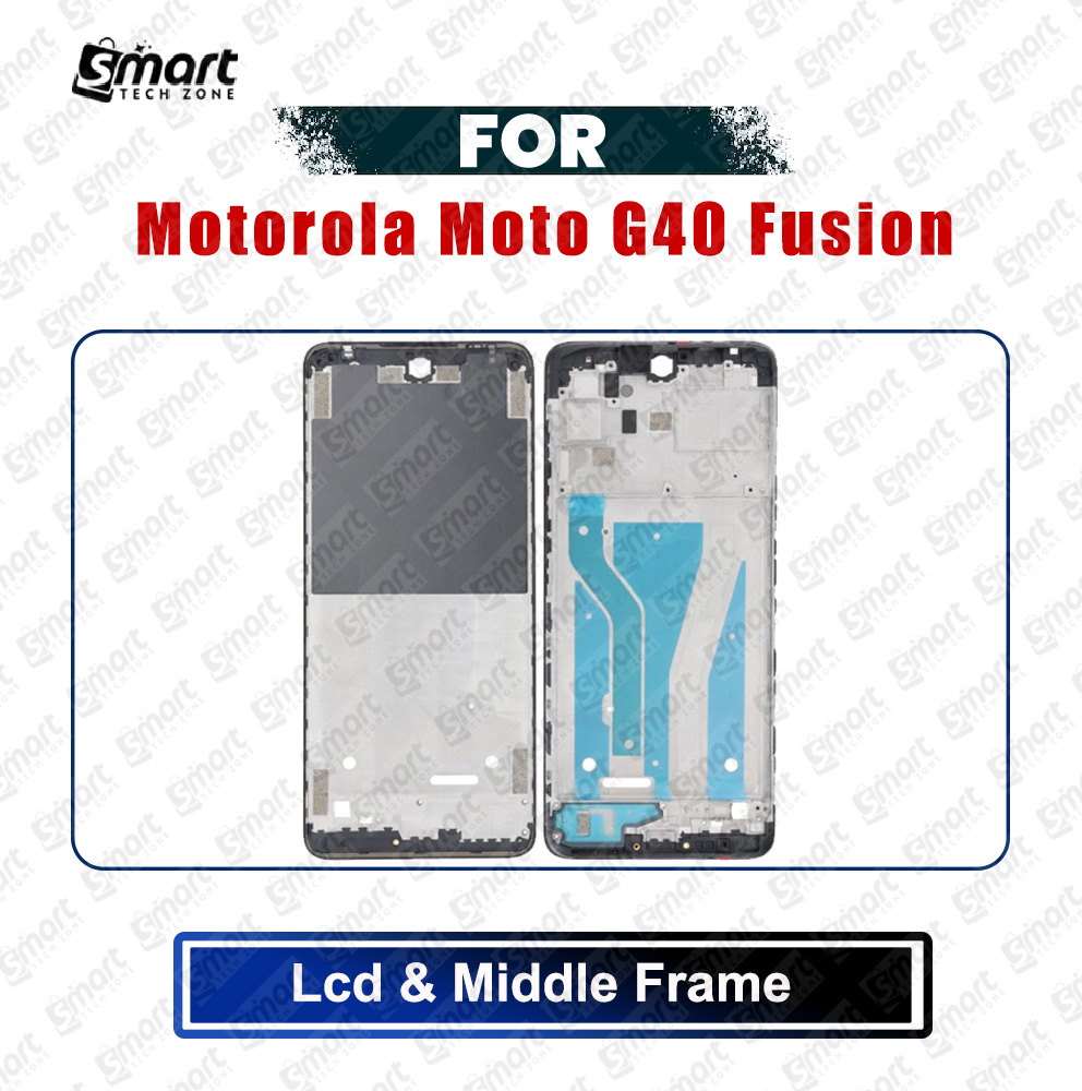 Motorola Moto G40 Fusion (PANV0001IN, PANV0005IN, PANV0009IN) Front LCD Frame Middle Chassis Housing Replacement Parts Price in Bangladesh - Mobile.com.bd