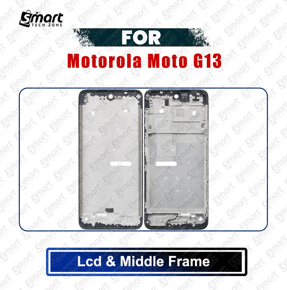 Motorola Moto G13 Front LCD Frame Middle Chassis Housing Replacement Parts Price in Bangladesh - Mobile.com.bd