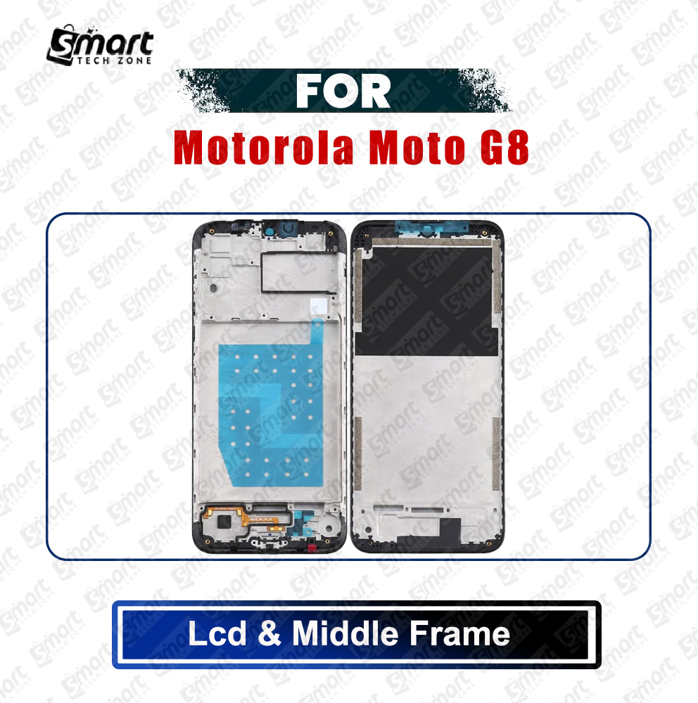 Motorola Moto G8 (XT2045-1) Front LCD Frame Middle Chassis Housing Replacement Parts Price in Bangladesh - Mobile.com.bd