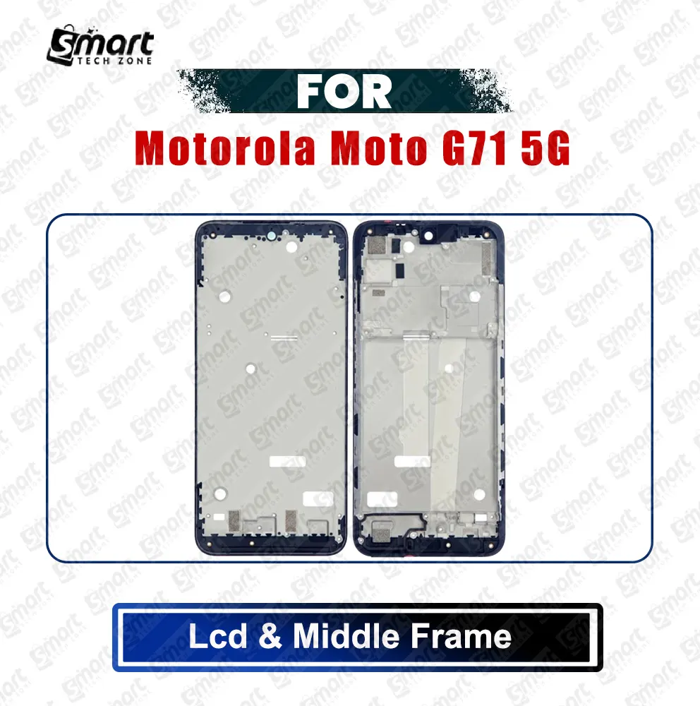 Motorola Moto G71 5G (XT2169-1, XT2169-2) Front LCD Frame Middle Chassis Housing Replacement Parts Price in Bangladesh - Mobile.com.bd