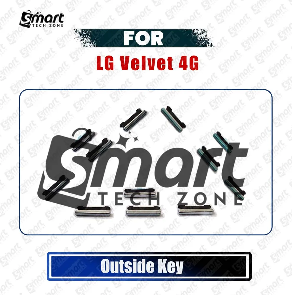 For LG Velvet 4G Compatible with External Side Buttons Power On Off + Volume + Assist Control Button Outside Side Keys Replacement Parts Price in Bangladesh - Mobile.com.bd