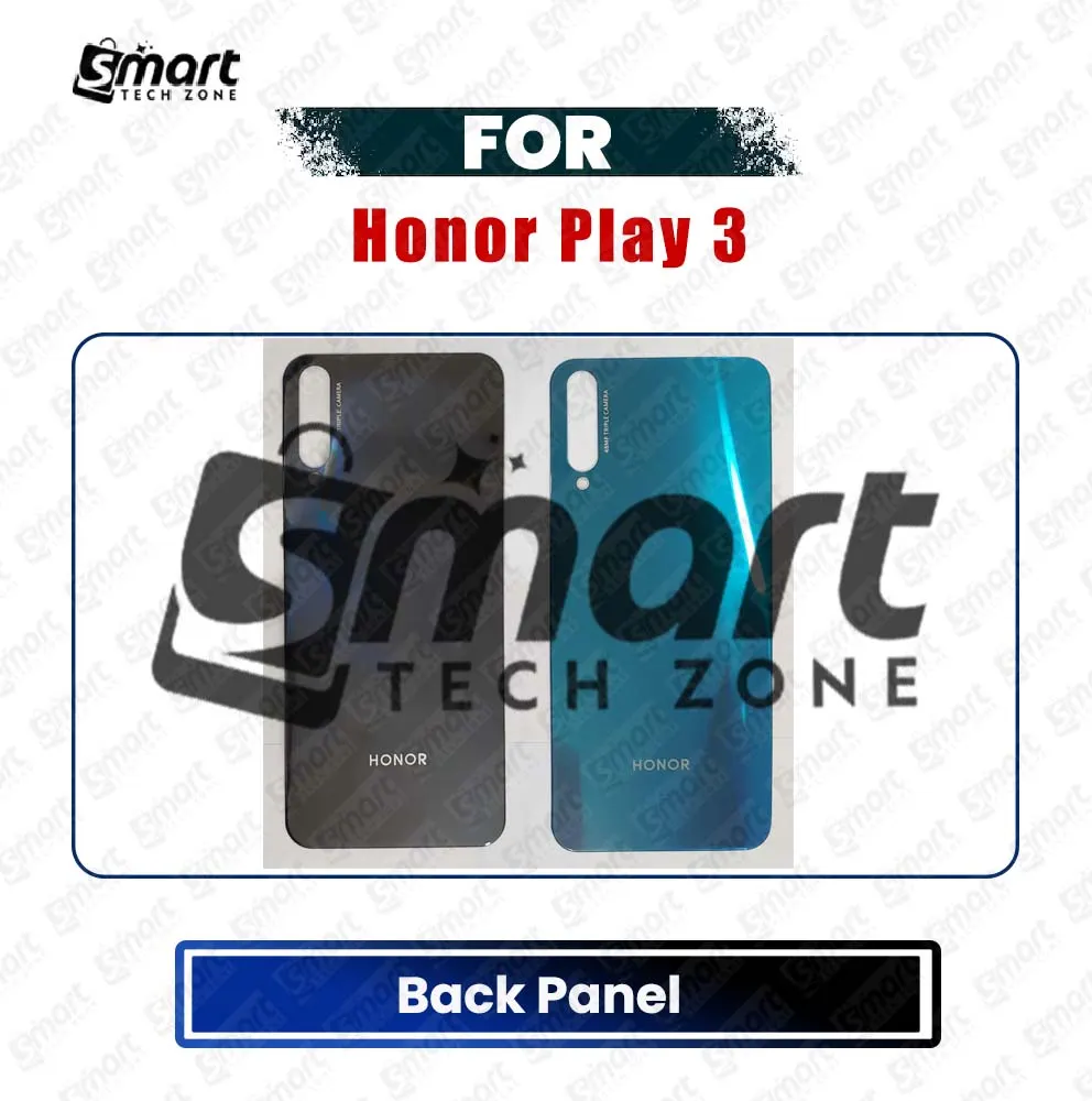 Honor Play 3 ASK-AL00x Back Panel/Backshell/Battery Cover Casing With Logo Without Camera Glass -All Colors Available Replacement Parts Back Panels & Housings Price in Bangladesh - Mobile.com.bd