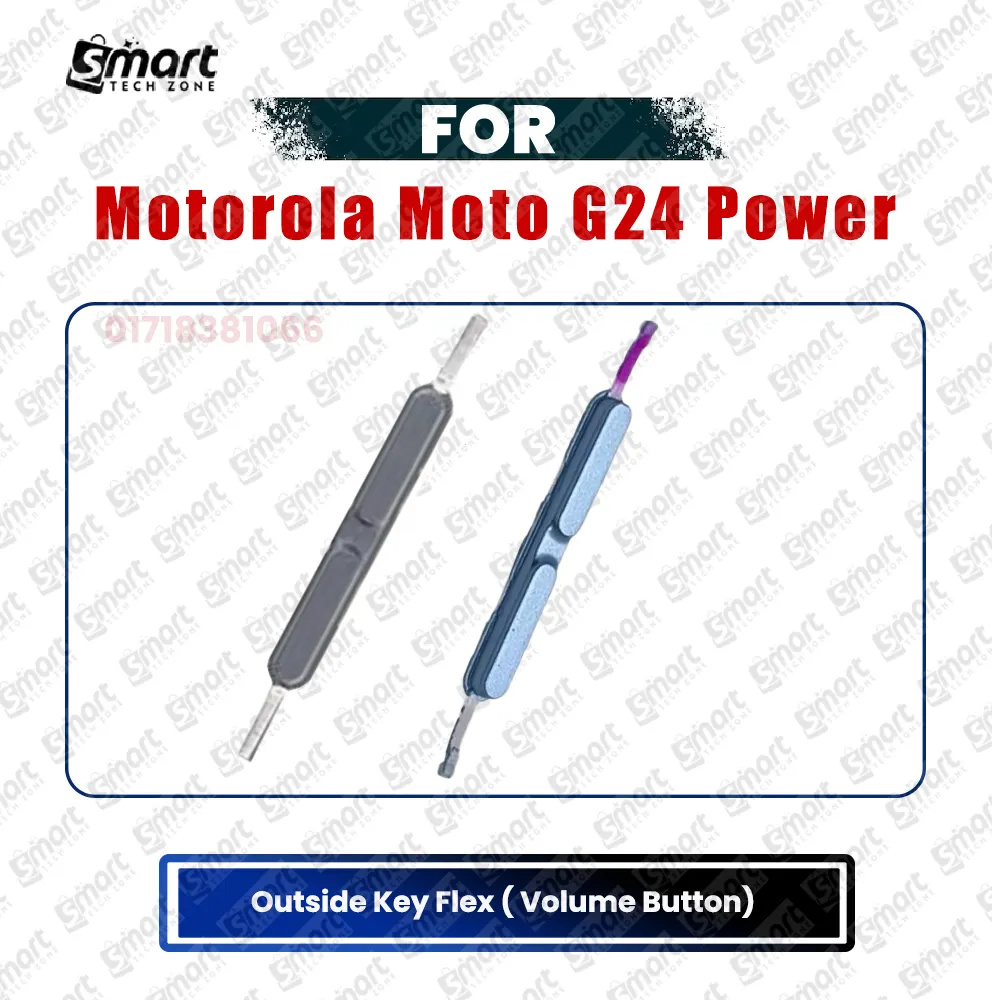 Motorola Volume Button Out Side Key For Motorola Moto G24 Power  External Side Button Replacement Parts Price in Bangladesh - Mobile.com.bd