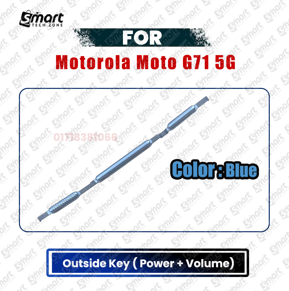 Motorola Power Volume Button Out Side Key For Motorola Moto G71 5G External Side Button Replacement Parts Price in Bangladesh - Mobile.com.bd
