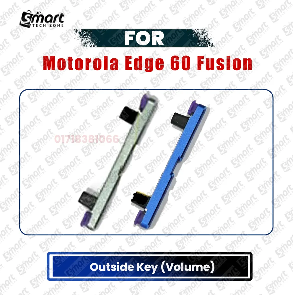 Motorola Volume Button Out Side Key For Motorola Edge 60 Fusion External Side Button Replacement Parts Price in Bangladesh - Mobile.com.bd