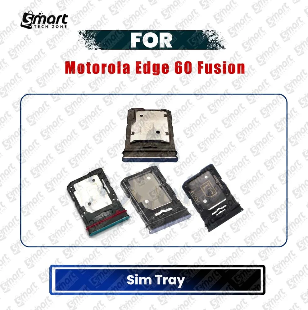 Motorola For Motorola Edge 60 Fusion XT2503-4 Sim Tray and SD Card Slot with Sim Ejector Replacement Parts Price in Bangladesh - Mobile.com.bd