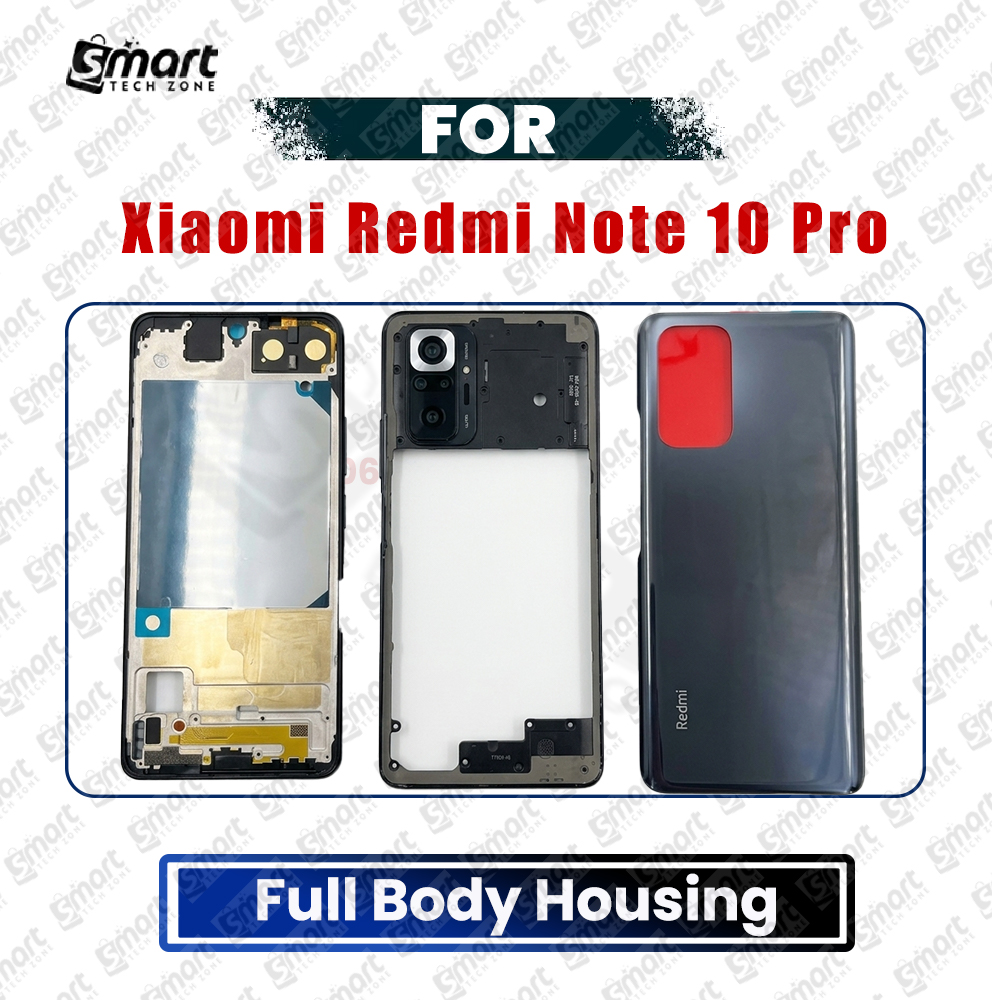 Xiaomi Full Body Housing for Xiaomi Redmi Note 10 Pro (LCD Frame Panel, Middle Frame and Back Panel) Replacement Parts Price in Bangladesh - Mobile.com.bd