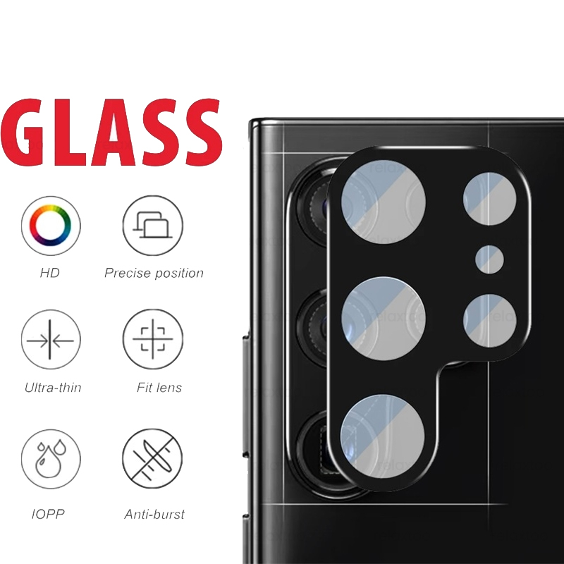 3D Back Camera Lens Protector for Samsung Galaxy S22/S22 Plus/S22 Ultra 5G Full Coverage 360 Degree Protection Tempered Glass Bubble-Free Anti-Scratch Easy Install Ultra-Thin - Price in Bangladesh