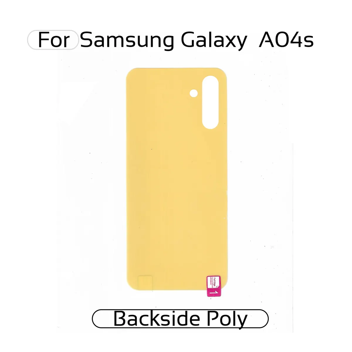 Samsung Galaxy  A04s  Back Transparent Poly For Your Device Safe and Scratch Free Screen Protectors Price in Bangladesh - Mobile.com.bd