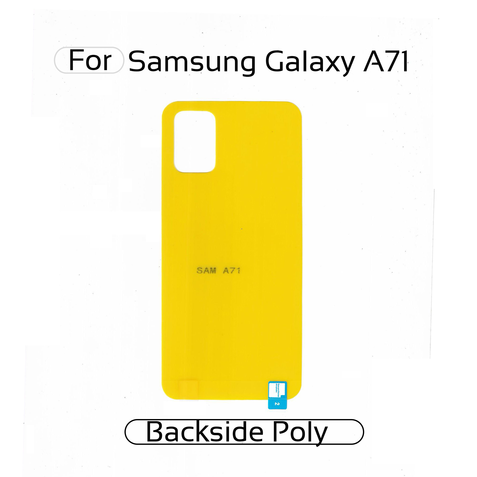 Samsung Galaxy A71 Back Transparent Poly For Your Device Safe and Scratch Free Screen Protectors Price in Bangladesh - Mobile.com.bd