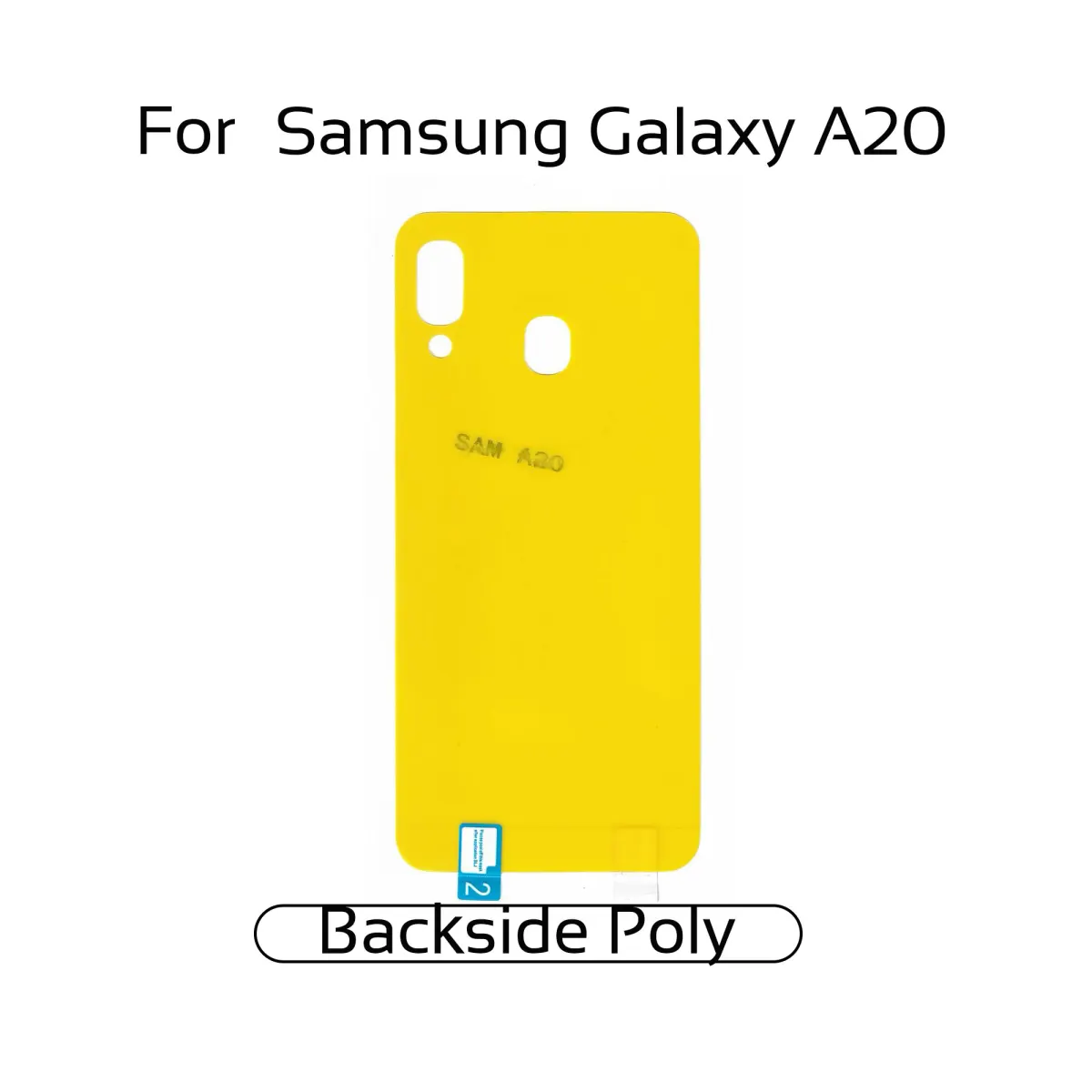 Samsung Galaxy  A20  Back Transparent Poly For Your Device Safe and Scratch Free Screen Protectors Price in Bangladesh - Mobile.com.bd
