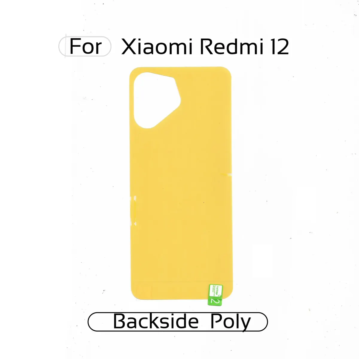 Xiaomi Redmi 12 Back Transparent Poly For Your Device Safe and Scratch Free Screen Protectors Price in Bangladesh - Mobile.com.bd