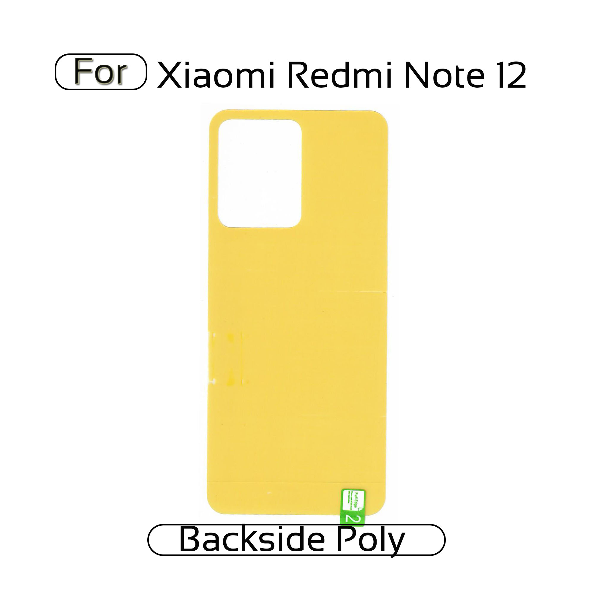 Xiaomi Redmi Note 12 Back Transparent Poly For Your Device Safe and Scratch Free Screen Protectors Price in Bangladesh - Mobile.com.bd