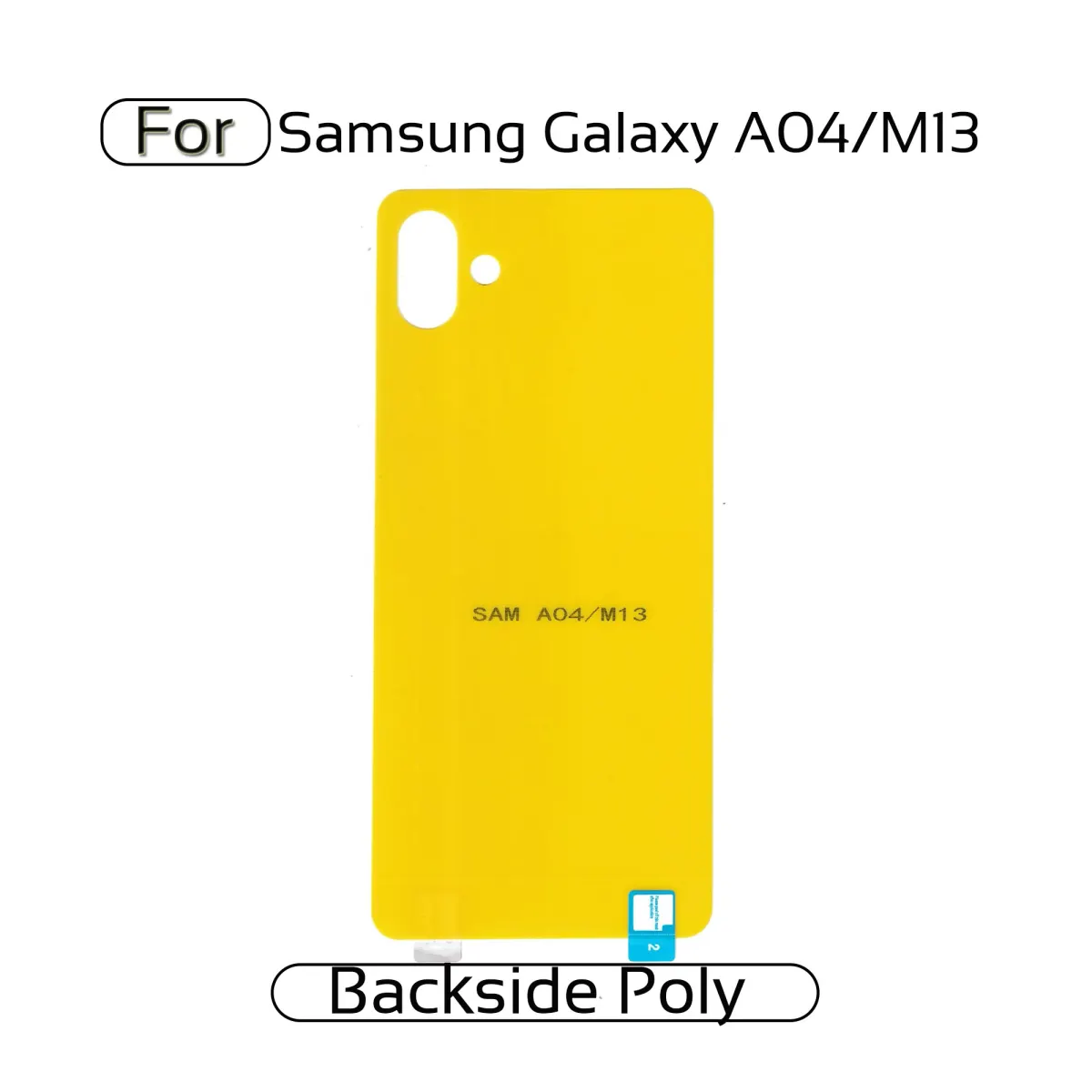 Samsung Galaxy  A04/ Samsung Galaxy M13 Back Transparent Poly For Your Device Safe and Scratch Free Screen Protectors Price in Bangladesh - Mobile.com.bd