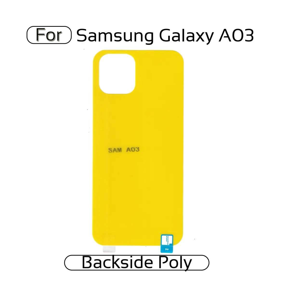 Samsung Galaxy  A03 Back Transparent Poly For Your Device Safe and Scratch Free Screen Protectors Price in Bangladesh - Mobile.com.bd