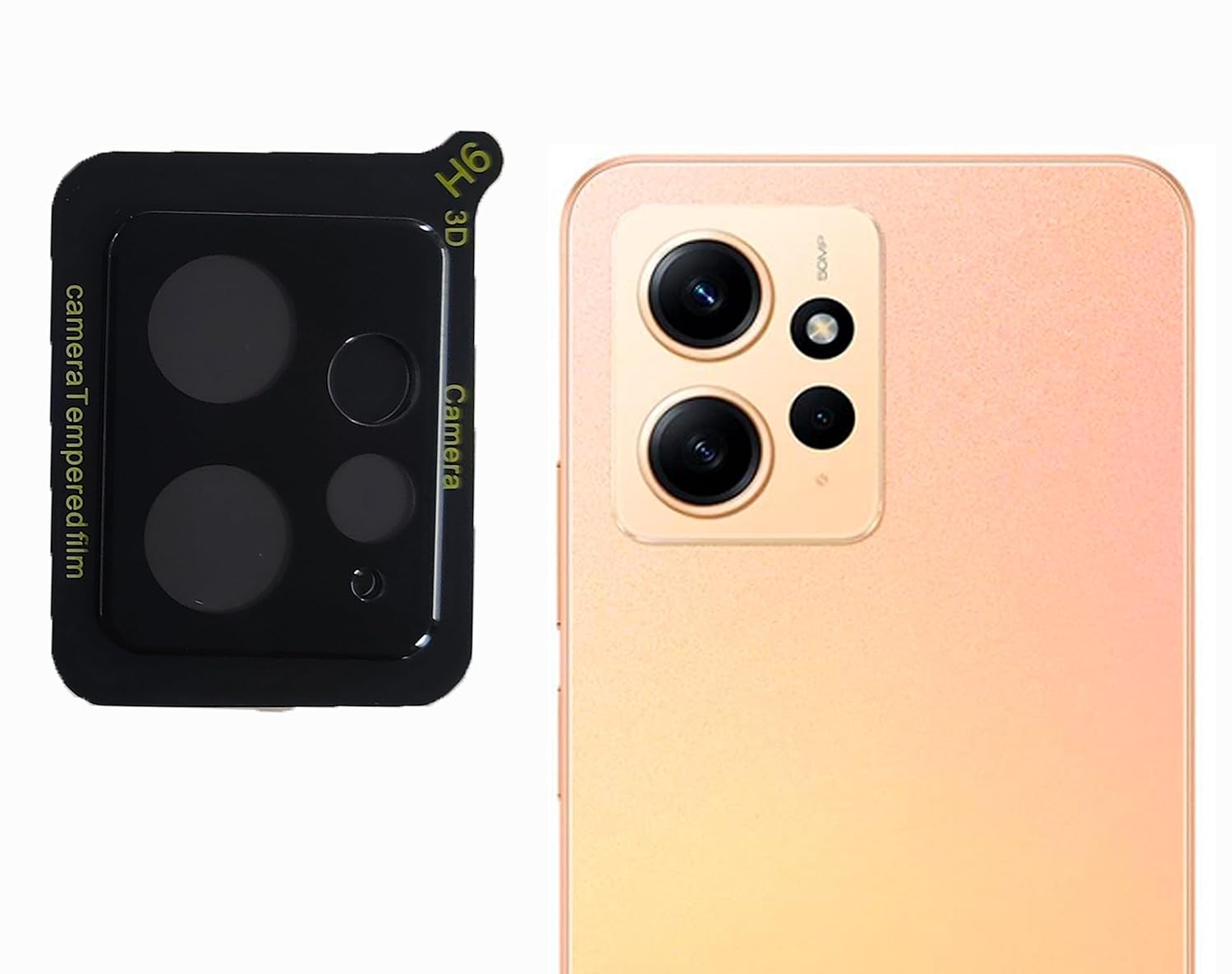 Xiaomi 3D Camera Glass Lens Cover Tempered Glass Protector for Xiaomi Redmi Note 12 4G -Black Screen Protectors Price in Bangladesh - Mobile.com.bd