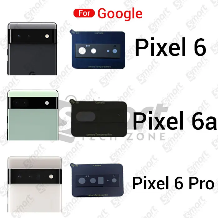Exceptional Quality - Camera Glass Lens Cover Tempered Glass Protector for Google Pixel 6 6 Pro  - Sleek Usage Screen Protectors Price in Bangladesh - Mobile.com.bd