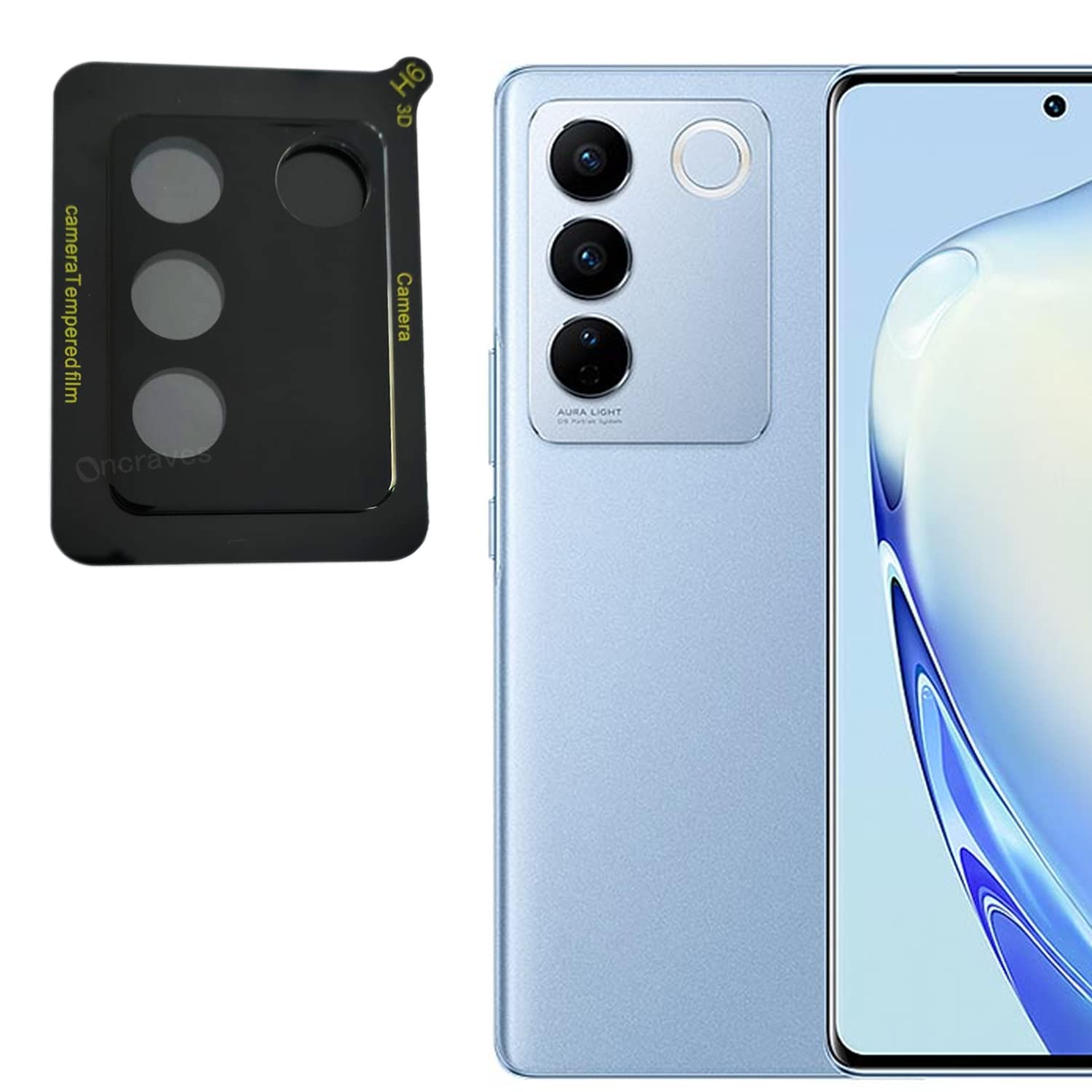 3D Back Camera Lens Protector for Vivo V27/V27 Pro Full Coverage 360 Degree Protection Tempered Glass Bubble-Free Anti-Scratch Easy Install Ultra-Thin - Price in Bangladesh