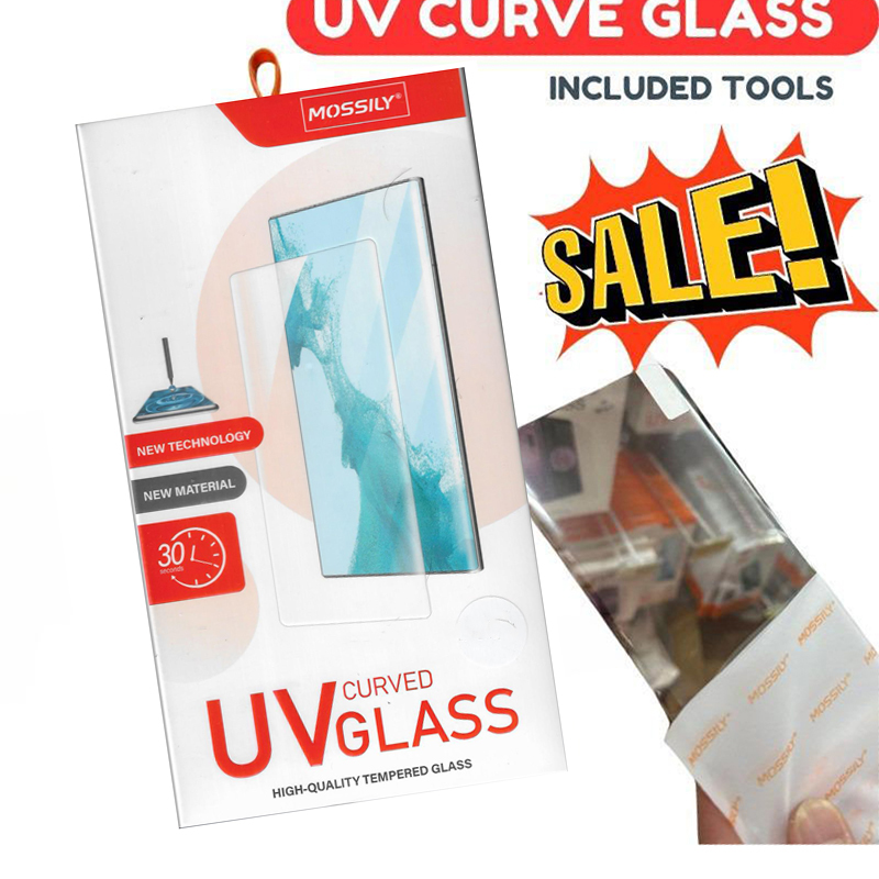 Samsung MOSSILY UV Curved Screen Tempered Glass Film Protector for Samsung Galaxy S21 Ultra/ S22 Ultra/ S23 Ultra Screen Protectors Price in Bangladesh - Mobile.com.bd