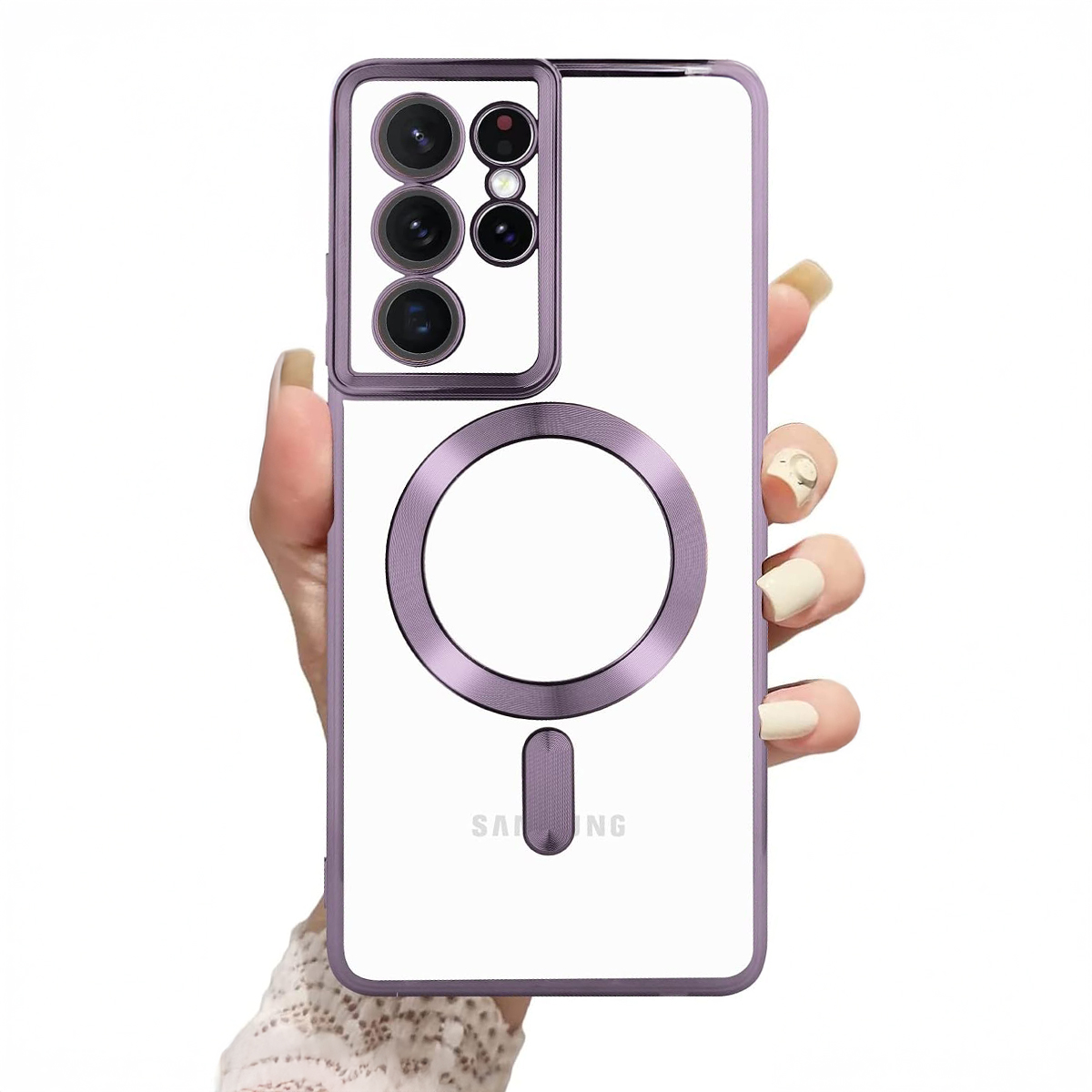 Samsung Galaxy S21 Ultra Magsafe  Cover and Camera Protection Case with Wireless Charging Support Case & Cover Price in Bangladesh - Mobile.com.bd