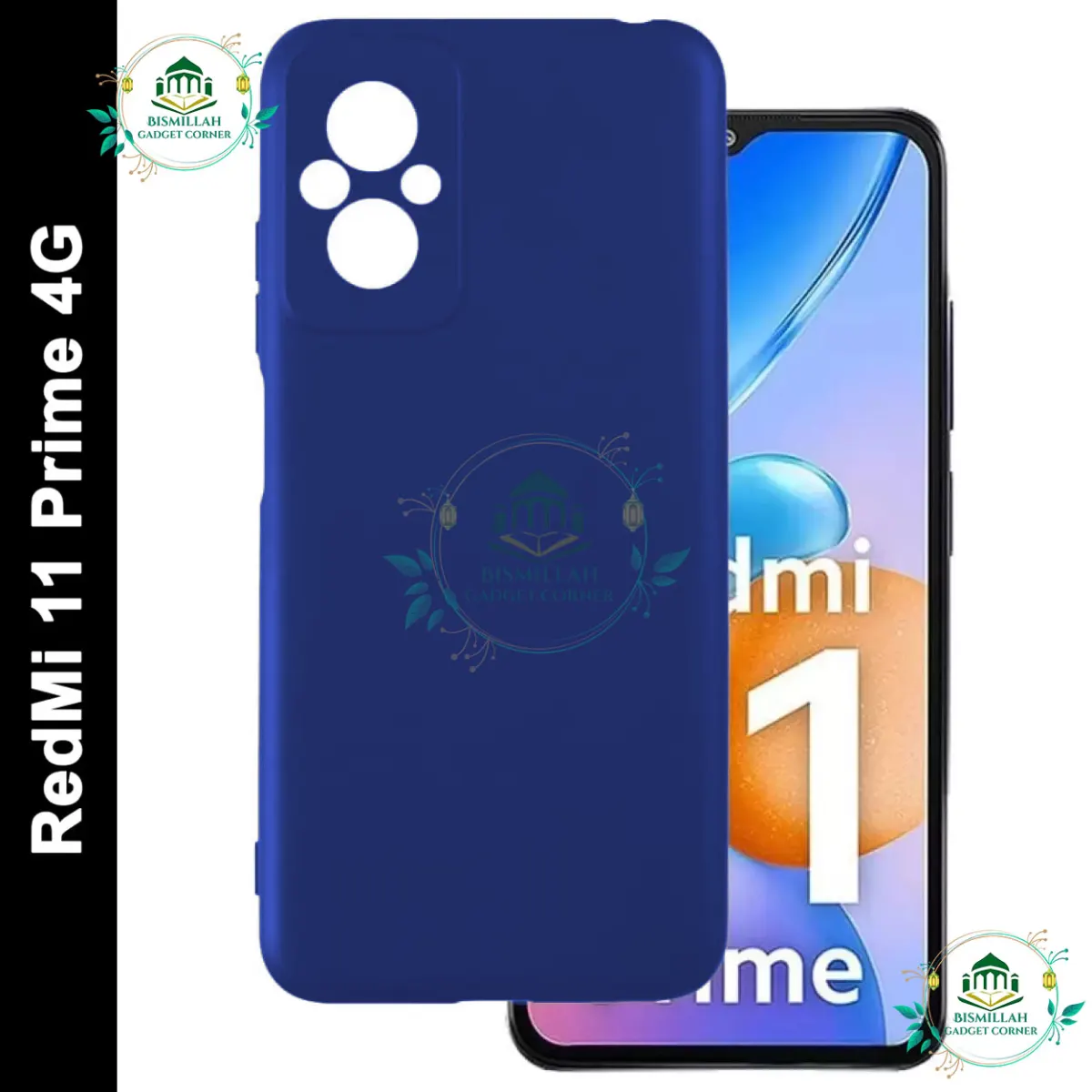 Original Premium Liquid Silicone Phone case for Xiaomi Redmi 11 Prime 4g Liquid Silicon Mobile Back Case Soft Silicone Phone Cover - মোবাইল ফোন - Phoneo