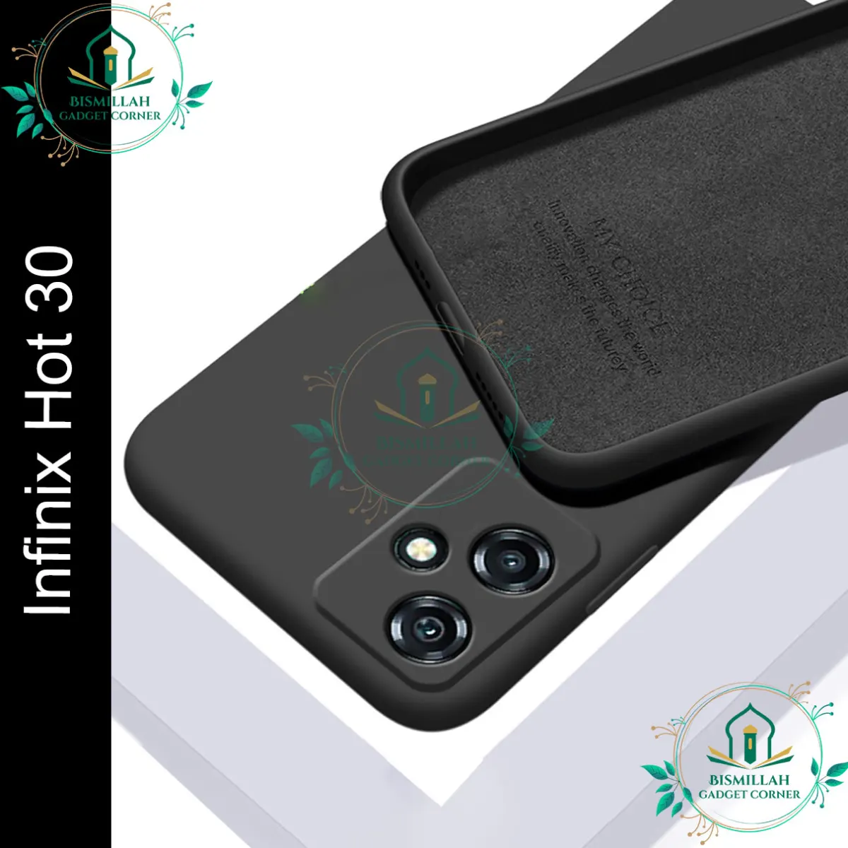 Premium Liquid Silicone Phone case for Infinix Hot 30 Liquid Silicon Mobile Back Case Soft Silicone Phone Cover
